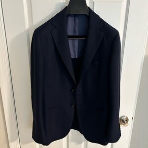 Suit Supply Navy Tailored Fit Havana Blazer